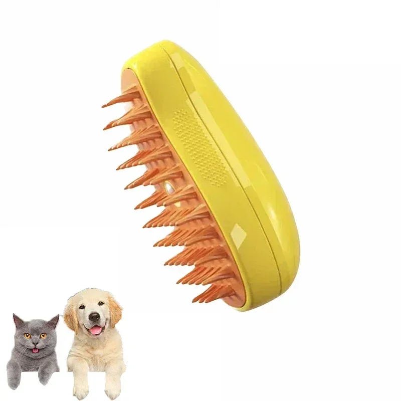3 - in - 1 Steam Pet Brush UK - FTF Market