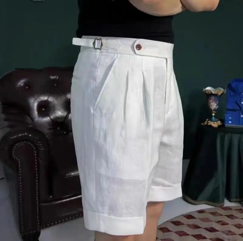 British Cotton Linen Shorts UK - FTF Market
