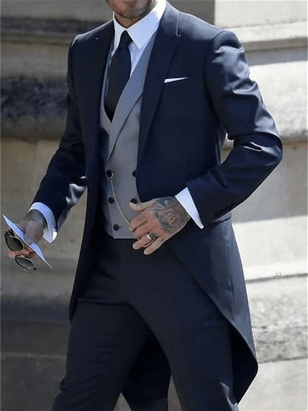 Italian Formal 3 - Pc Tail Coat Suit UK - FTF Market