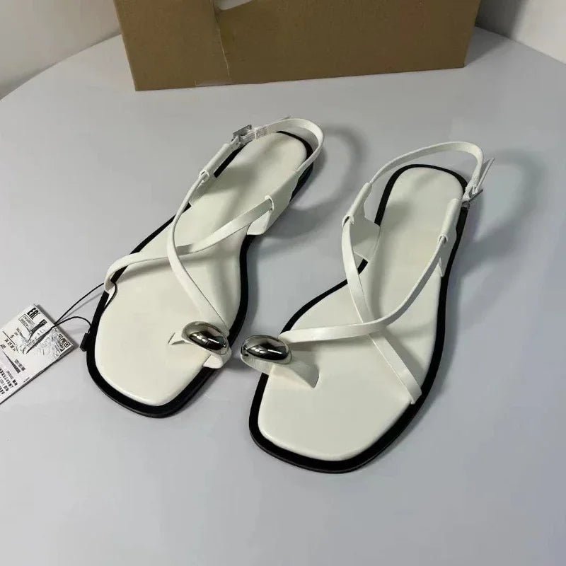 Metal - Toe Beach Sandals UK - FTF Market
