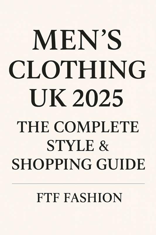 Men's clothing UK 2025 fashion trends double-breasted suits neutral tones preppy style FTF Fashion Market online shopping guide best stores
