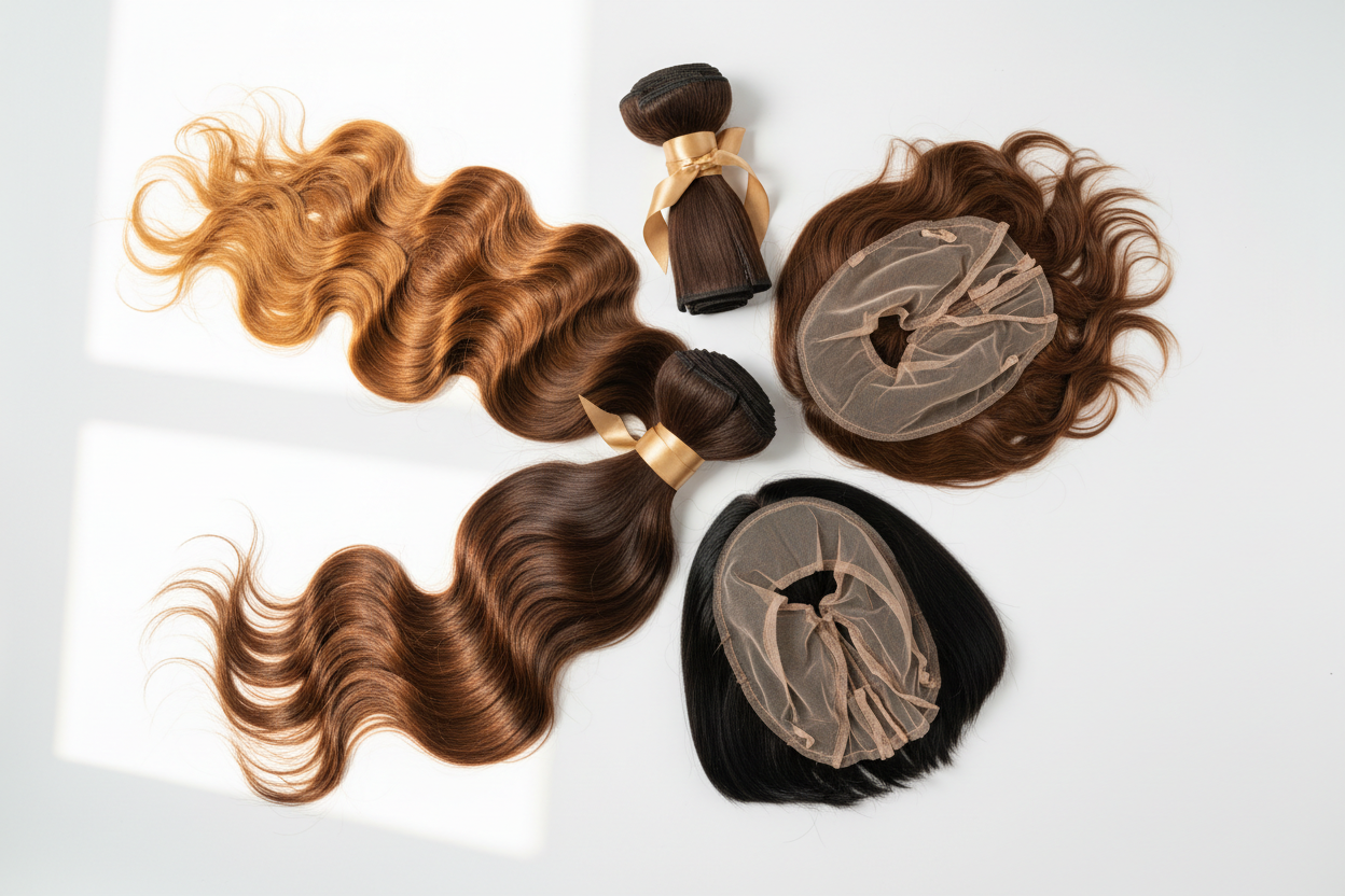 Premium Remy hair extensions and HD lace wigs UK — natural volume and styles at FTF Market.