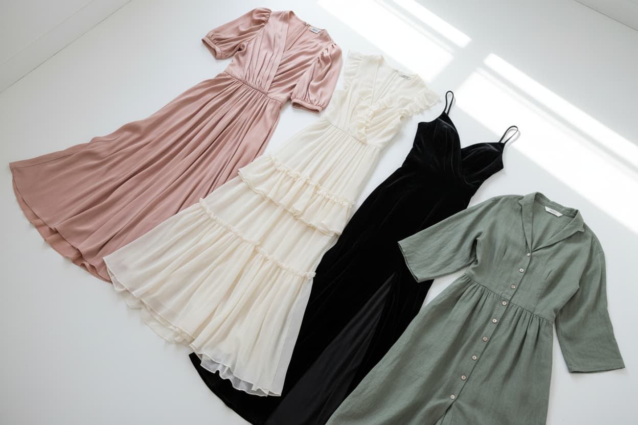 Women’s Dresses Collection – curated selection of casual, midi, maxi and evening dresses, FTF Market UK.