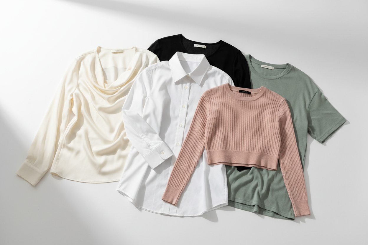 Women's tops and blouses UK — elegant blouses, shirts and crop tops at FTF Market