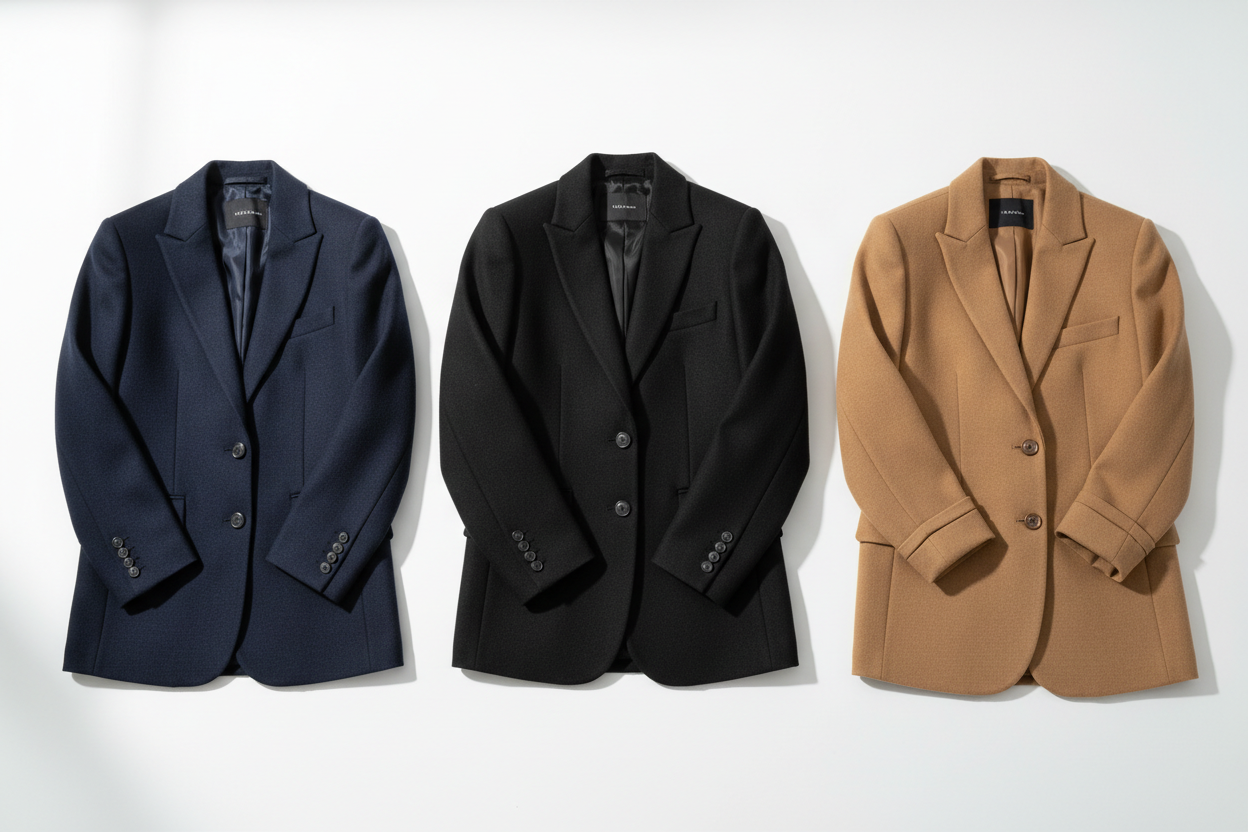 Affordable women's blazers UK — tailored classic and boyfriend styles at FTF Market.