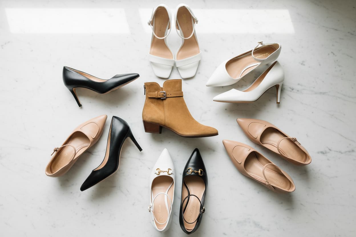 Women’s Shoes Collection – curated selection of heels, sandals, boots and everyday footwear, FTF Market UK.