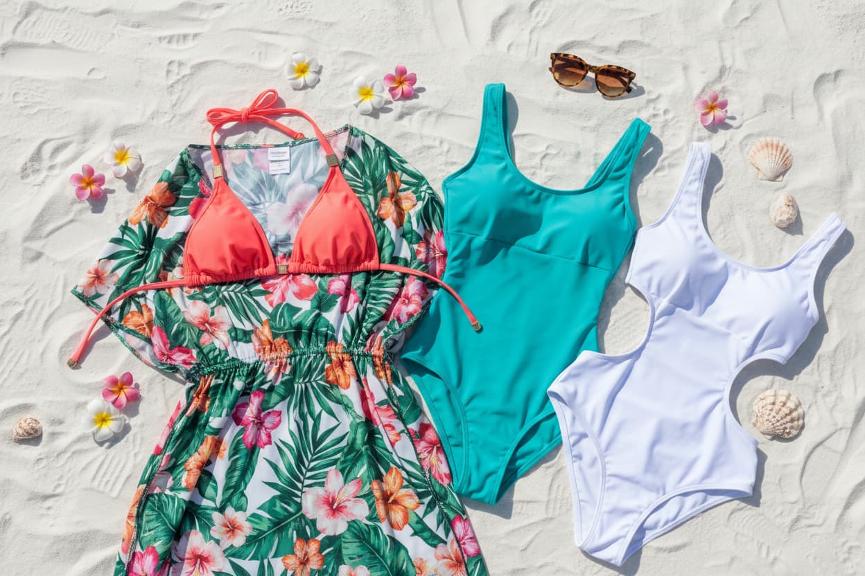 “Women’s Swimsuits & Beachwear Collection – curated selection of swimsuits, bikinis and beachwear essentials, FTF Market UK.