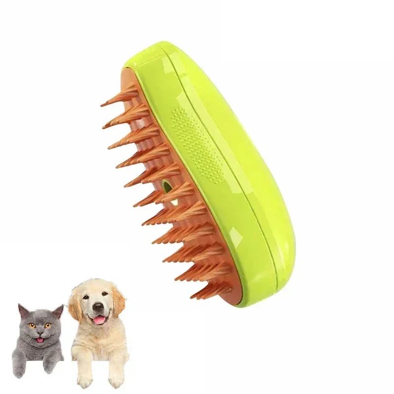 3 - in - 1 Steam Pet Brush UK - FTF Market