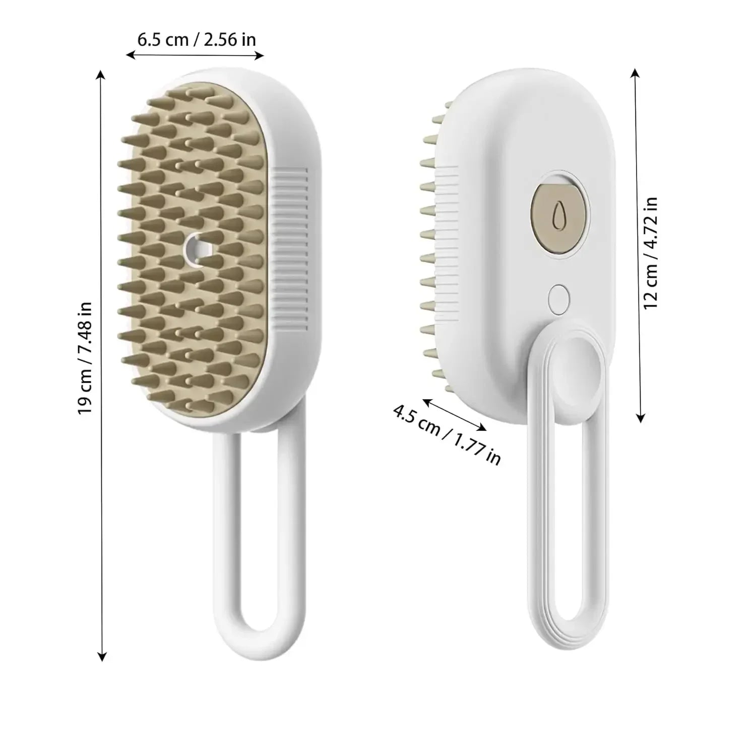 3 - in - 1 Steam Pet Brush UK - FTF Market