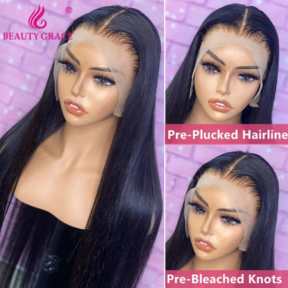 30" Brazilian Straight Lace Front Human Hair Wig - FTF Market