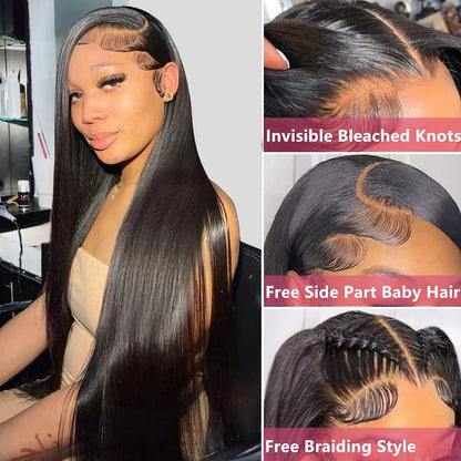 30" Brazilian Straight Lace Front Human Hair Wig - FTF Market