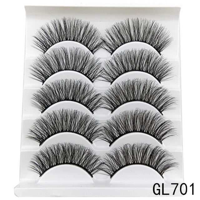 3D Mink Lashes 5 Pairs - FTF Market