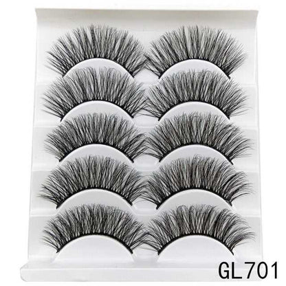 3D Mink Lashes 5 Pairs - FTF Market