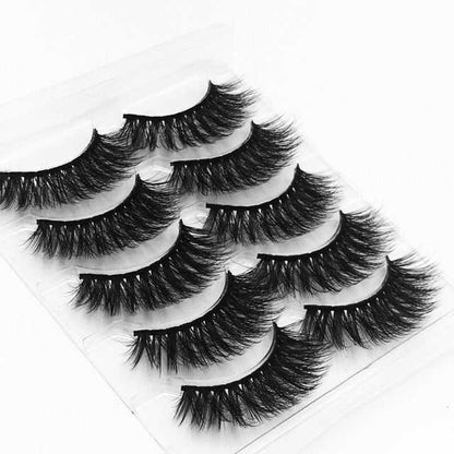 3D Mink Lashes 5 Pairs - FTF Market