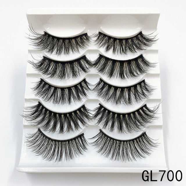 3D Mink Lashes 5 Pairs - FTF Market