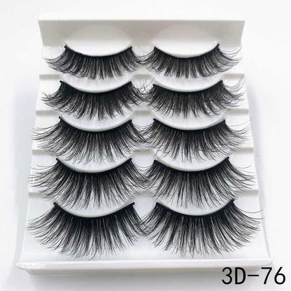 3D Mink Lashes 5 Pairs - FTF Market