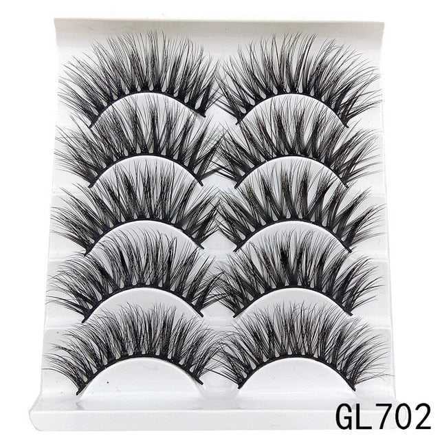 3D Mink Lashes 5 Pairs - FTF Market