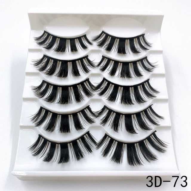 3D Mink Lashes 5 Pairs - FTF Market