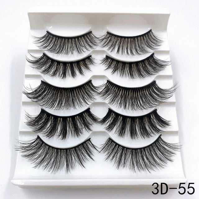 3D Mink Lashes 5 Pairs - FTF Market