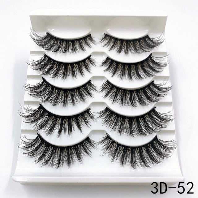 3D Mink Lashes 5 Pairs - FTF Market