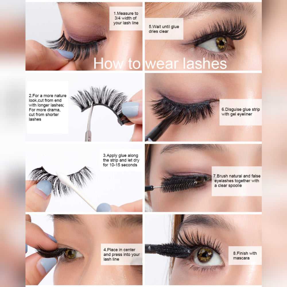 3D Mink Lashes 5 Pairs - FTF Market