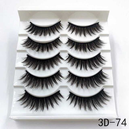 3D Mink Lashes 5 Pairs - FTF Market