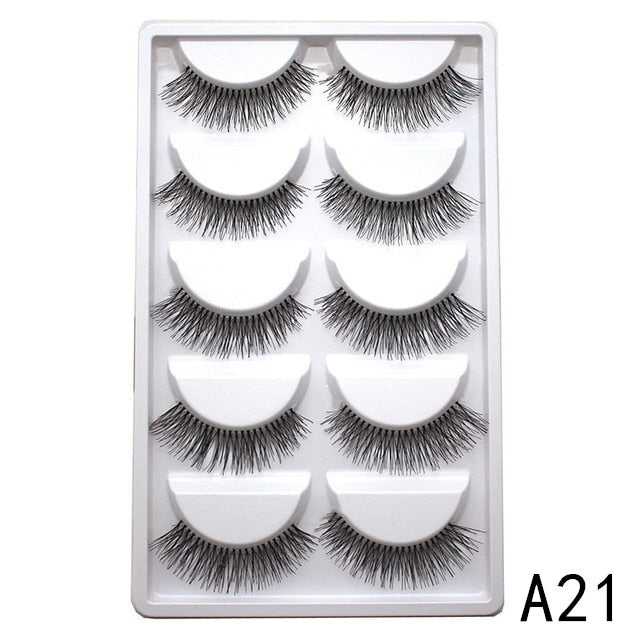 3D Mink Lashes 5 Pairs - FTF Market