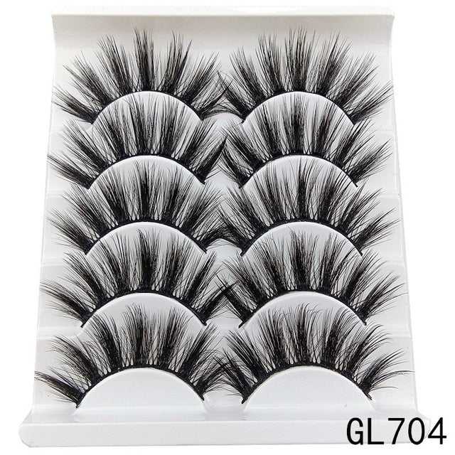 3D Mink Lashes 5 Pairs - FTF Market