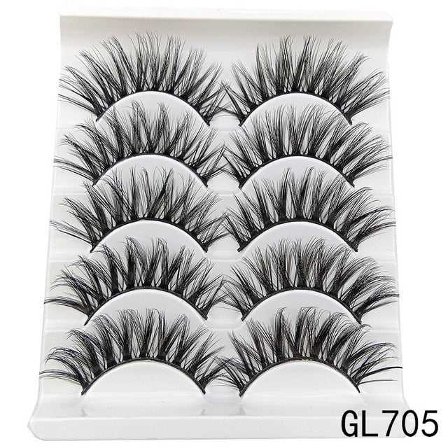 3D Mink Lashes 5 Pairs - FTF Market