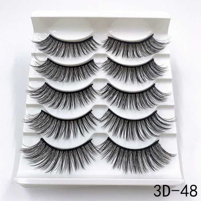 3D Mink Lashes 5 Pairs - FTF Market