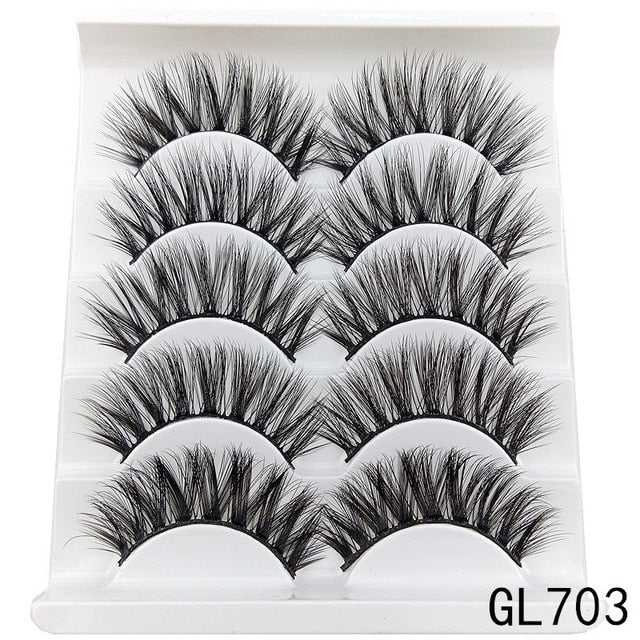 3D Mink Lashes 5 Pairs - FTF Market