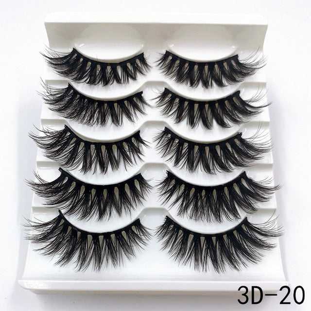 3D Mink Lashes 5 Pairs - FTF Market