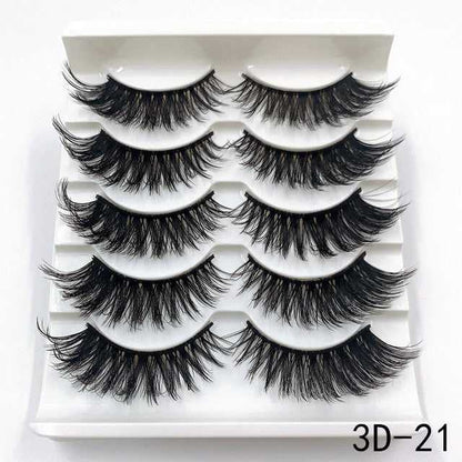 3D Mink Lashes 5 Pairs - FTF Market