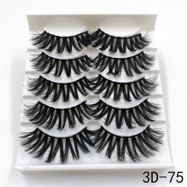 3D Mink Lashes 5 Pairs - FTF Market