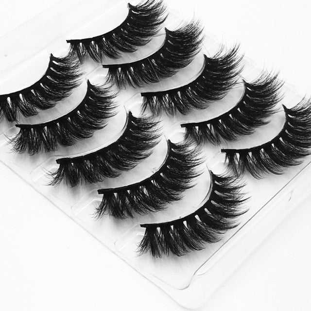 3D Mink Lashes 5 Pairs - FTF Market