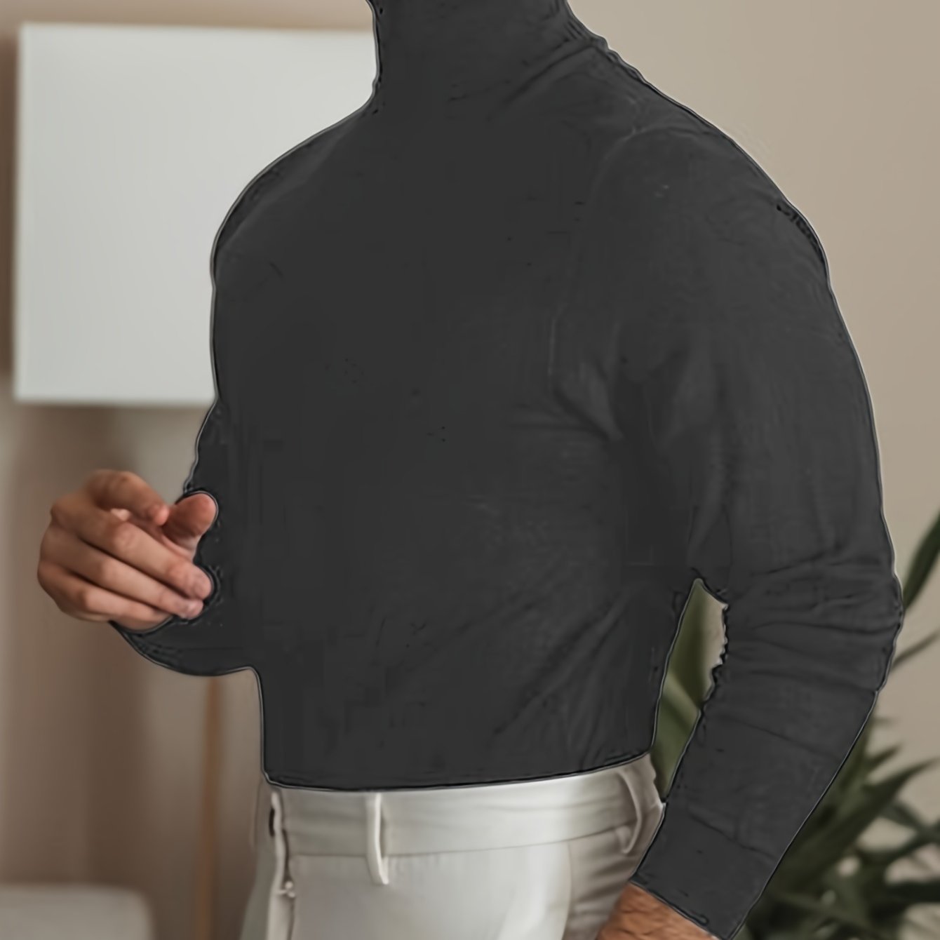 Discover the ftf fashion Men's Casual Solid Color Turtleneck Sweater. Long sleeve, knit pullover, perfect for fall and winter. Available at FTF Market. Solid Color Turtleneck, Men's Turtleneck Sweater, Long Sleeve Knit Pullover, Fall Winter Sweater, Casual Sweater, Semi-Formal Sweater, Men's Fashion, FTF Market UK, ftf fashion