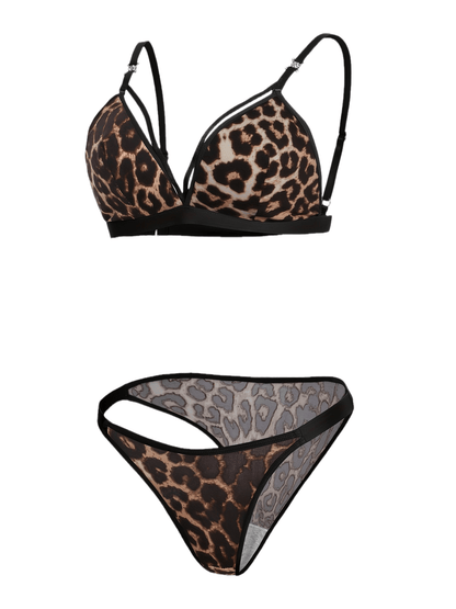 European and American Set Solid Color Leopard Print Seamless High Elastic Soft and Comfortable Breathable Women's Briefs. Made from polyester and elastane blend, seamless fit, hand washable. Stylish and perfect for everyday wear. Embrace ftf fashion and mode ftf.