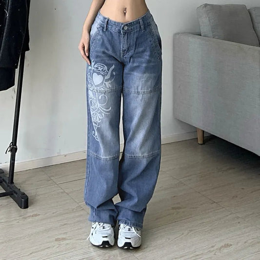 90s Baggy Cargo Streetwear Jeans - FTF Market