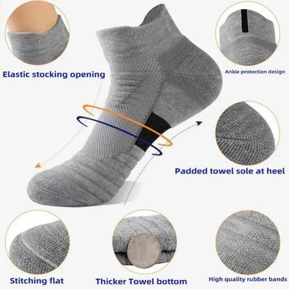 Men's anti-slip football grip socks with rubber sole pads – performance sports socks FTF Market UK