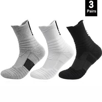 Men's anti-slip football grip socks with rubber sole pads – performance sports socks FTF Market UK