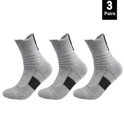 Men's anti-slip football grip socks with rubber sole pads – performance sports socks FTF Market UK