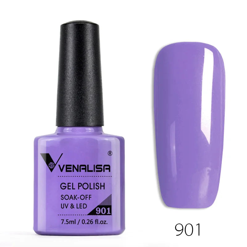 Venalisa 60 Color Organic Gel Polish Set – Odorless, Vegan, Long-Lasting Nail Art Kit