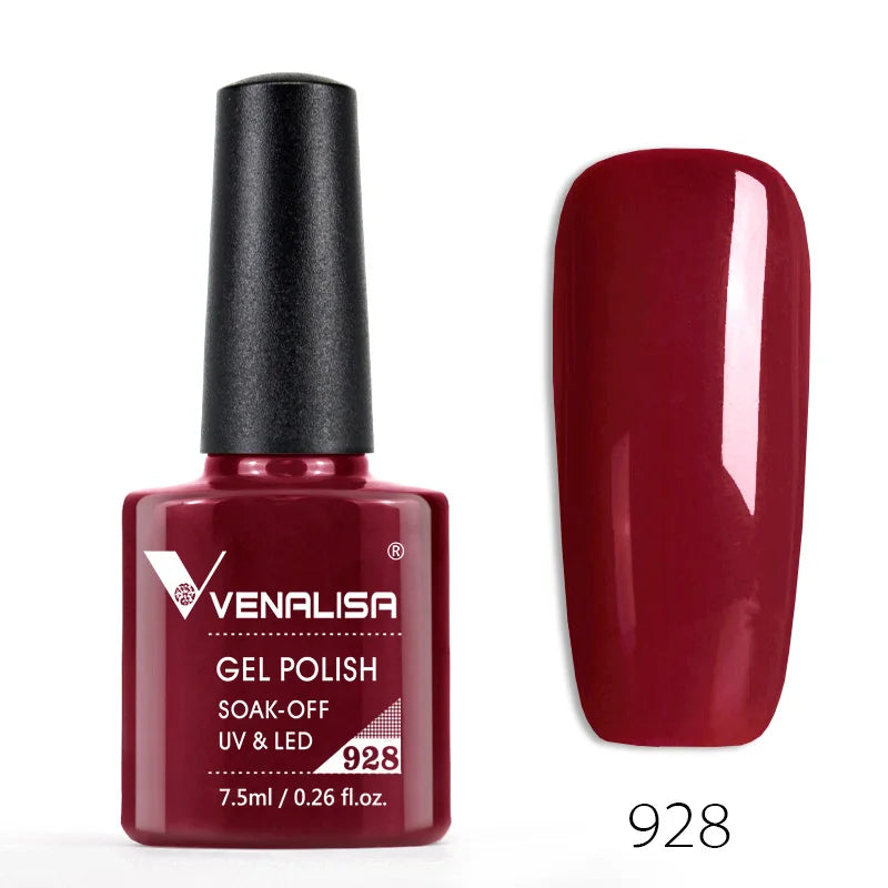 Venalisa 60 Color Organic Gel Polish Set – Odorless, Vegan, Long-Lasting Nail Art Kit