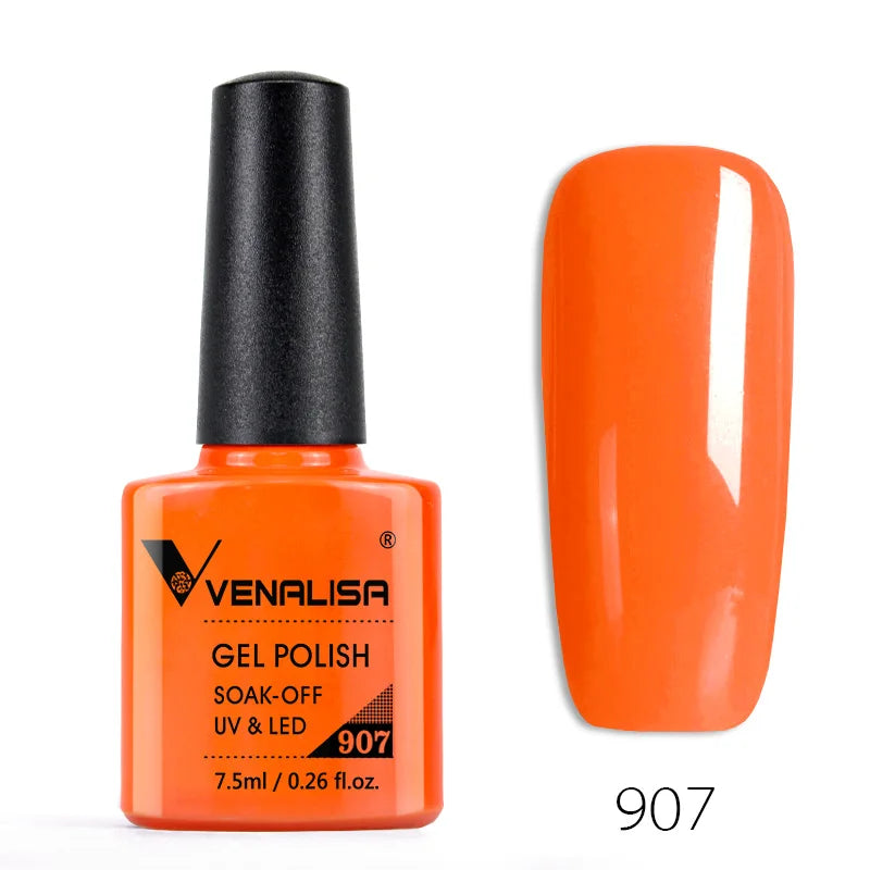 Venalisa 60 Color Organic Gel Polish Set – Odorless, Vegan, Long-Lasting Nail Art Kit