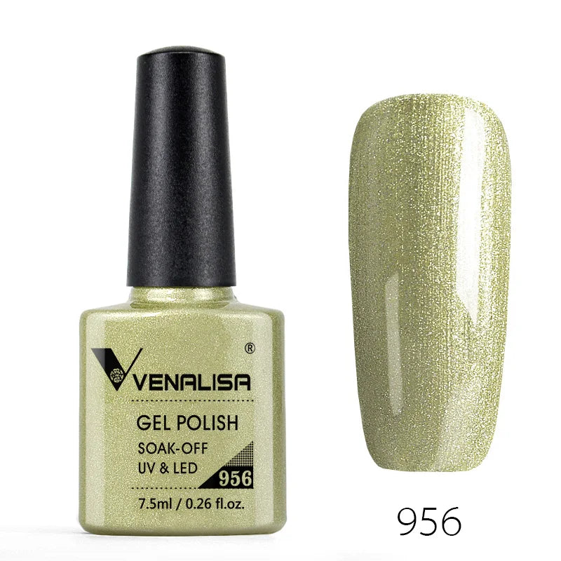 Venalisa 60 Color Organic Gel Polish Set – Odorless, Vegan, Long-Lasting Nail Art Kit
