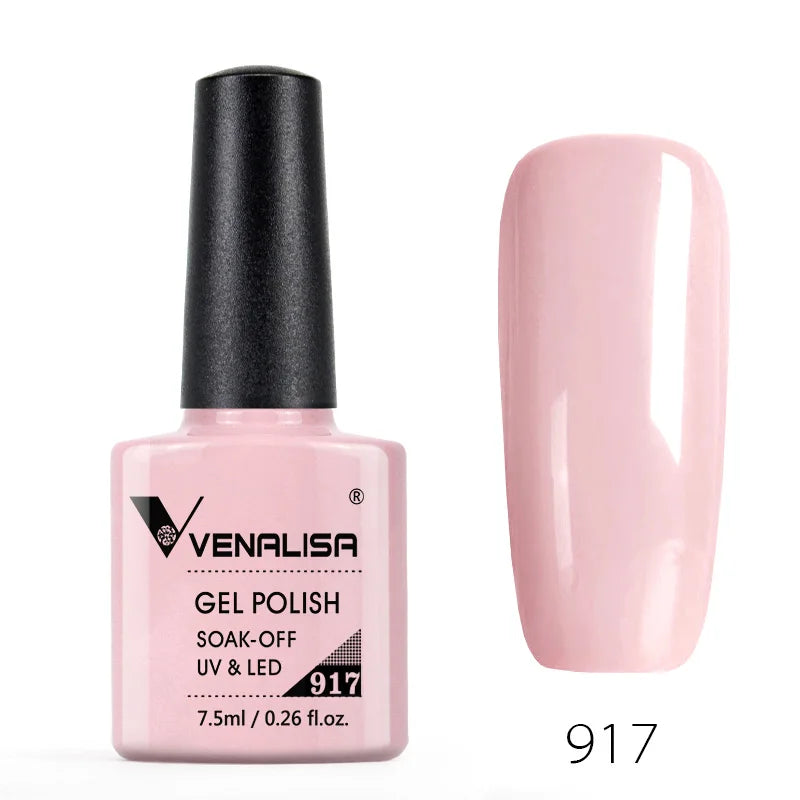 Venalisa 60 Color Organic Gel Polish Set – Odorless, Vegan, Long-Lasting Nail Art Kit