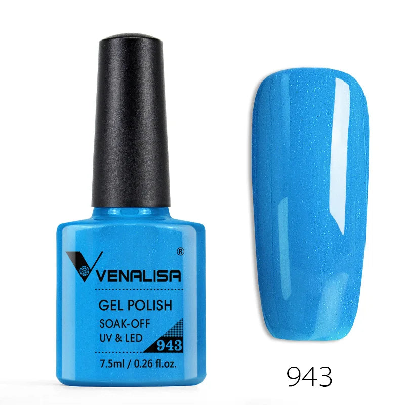 Venalisa 60 Color Organic Gel Polish Set – Odorless, Vegan, Long-Lasting Nail Art Kit