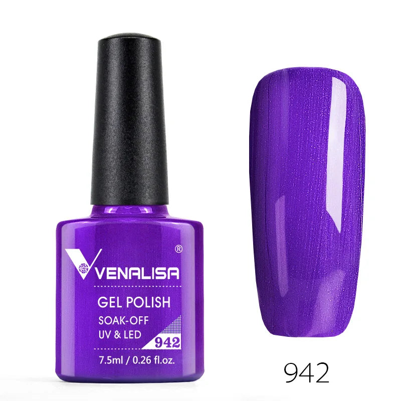 Venalisa 60 Color Organic Gel Polish Set – Odorless, Vegan, Long-Lasting Nail Art Kit