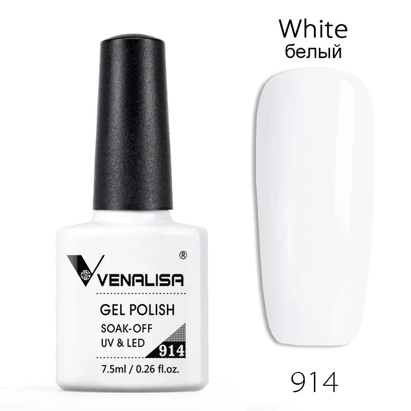 Venalisa 60 Color Organic Gel Polish Set – Odorless, Vegan, Long-Lasting Nail Art Kit