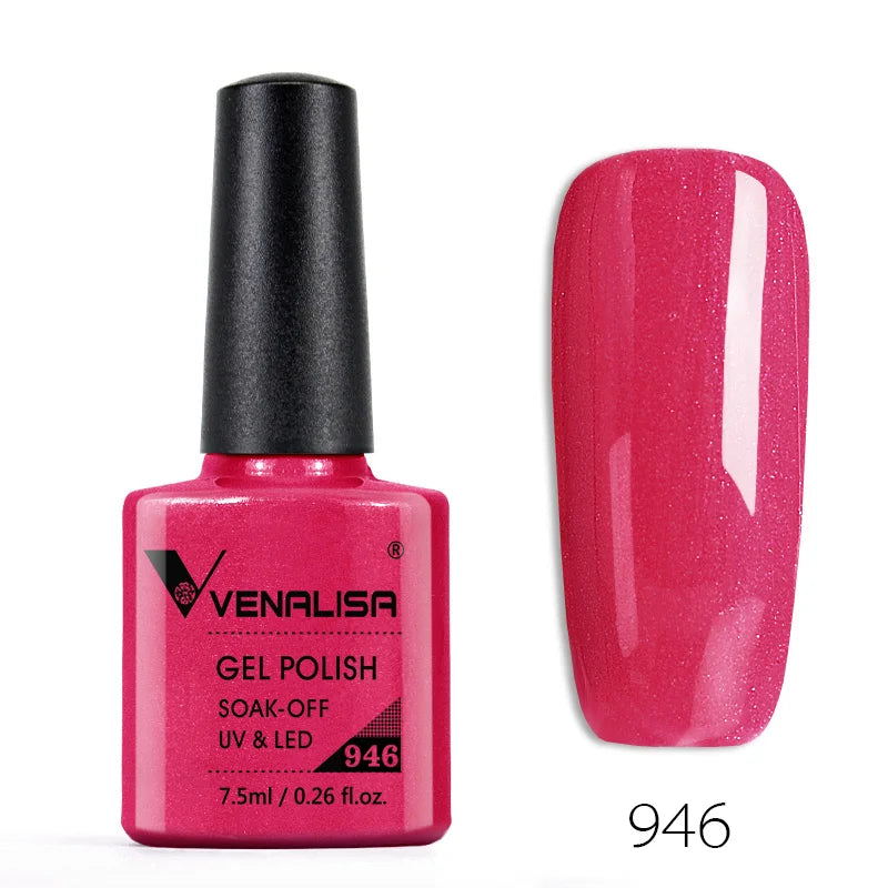 Venalisa 60 Color Organic Gel Polish Set – Odorless, Vegan, Long-Lasting Nail Art Kit